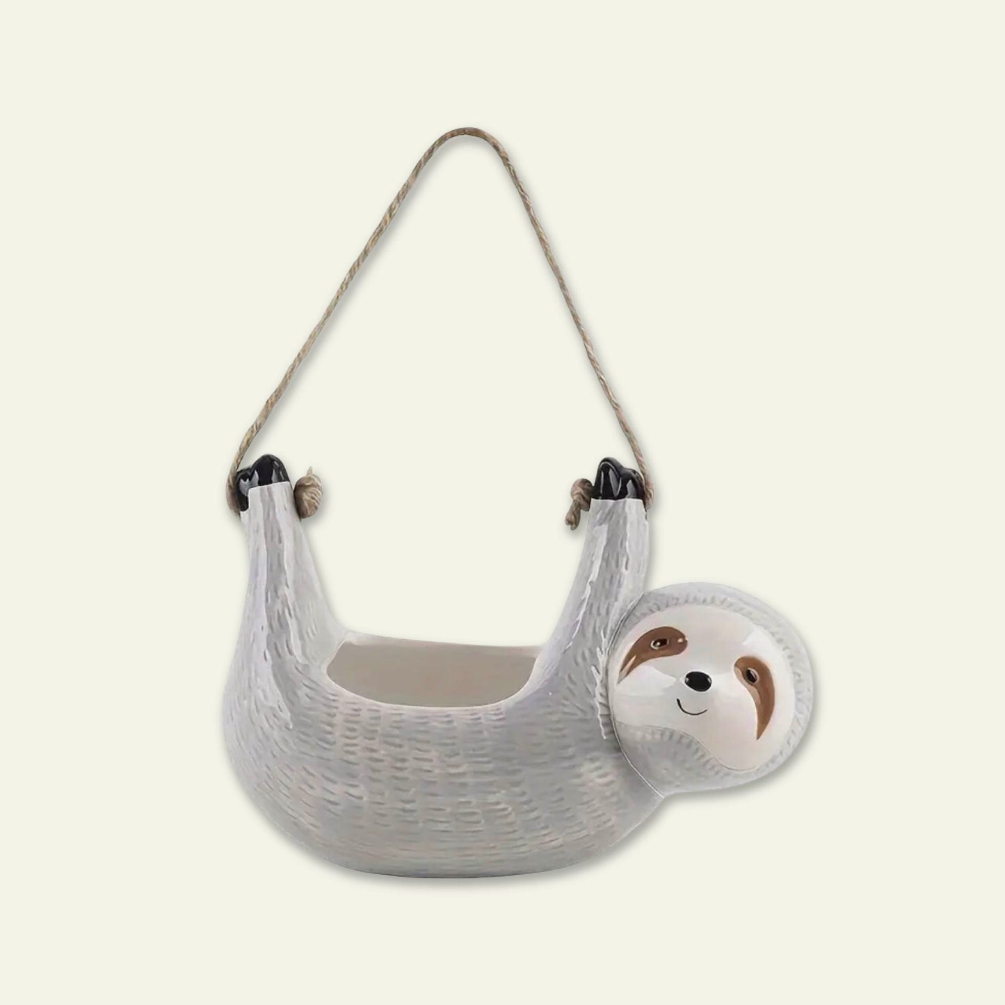 Sloth Ceramic Planter