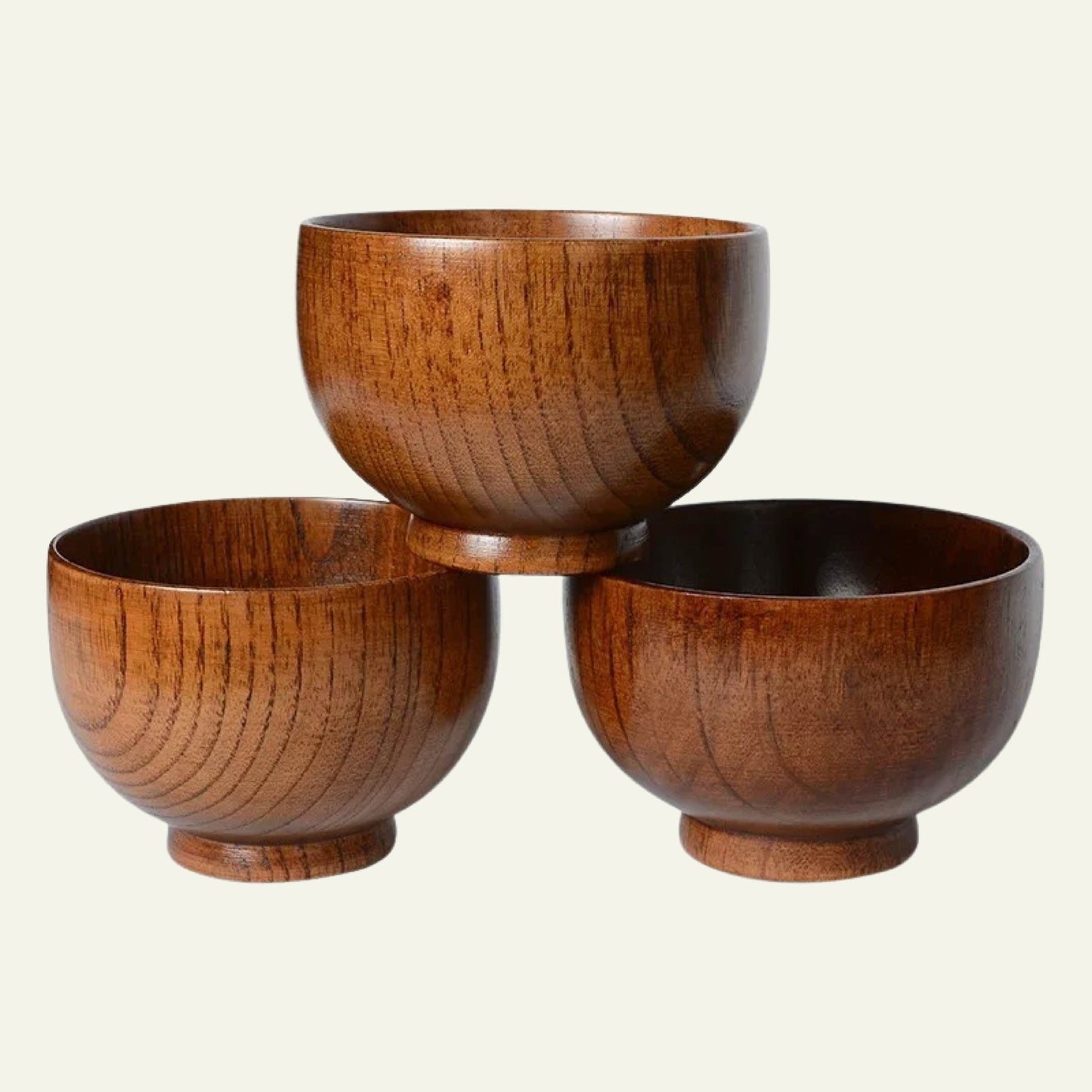 Wooden Rice Bowl