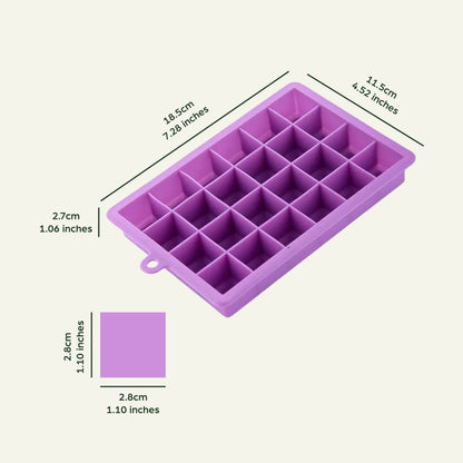 Silicone Ice Cube Tray with Lid