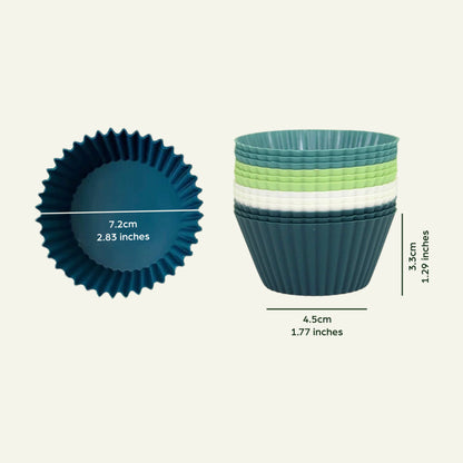 Silicone Muffin Baking Cups (Set of 12)