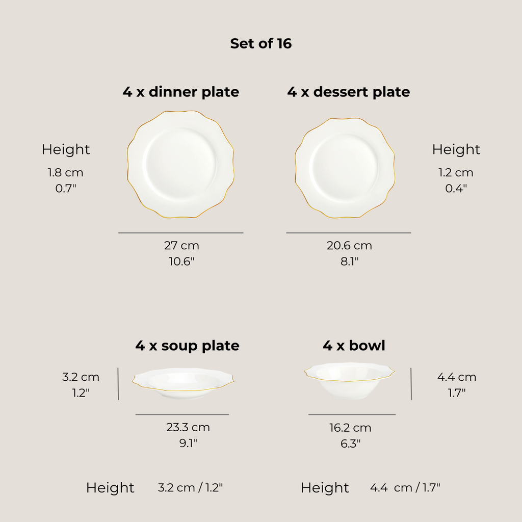 Lotus Luxe Dinnerware Set