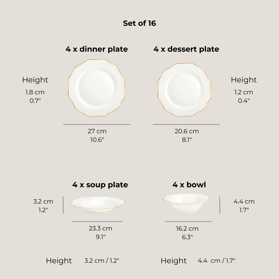 Lotus Luxe Dinnerware Set