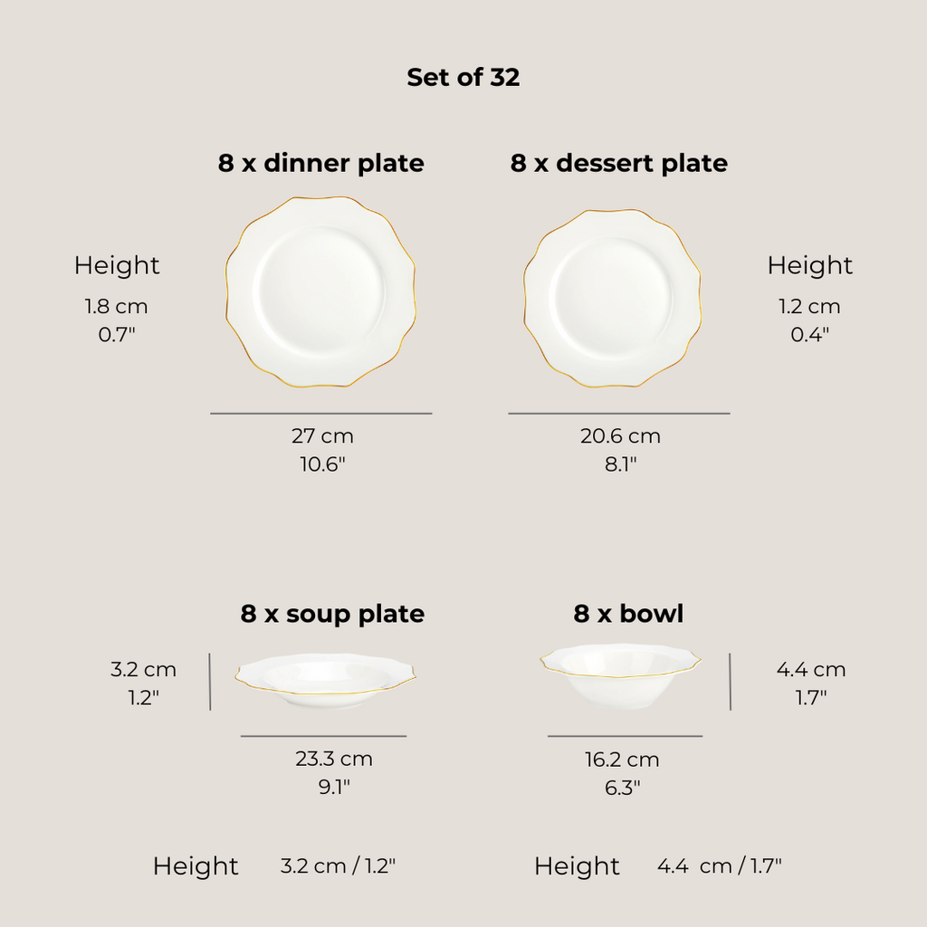 Lotus Luxe Dinnerware Set