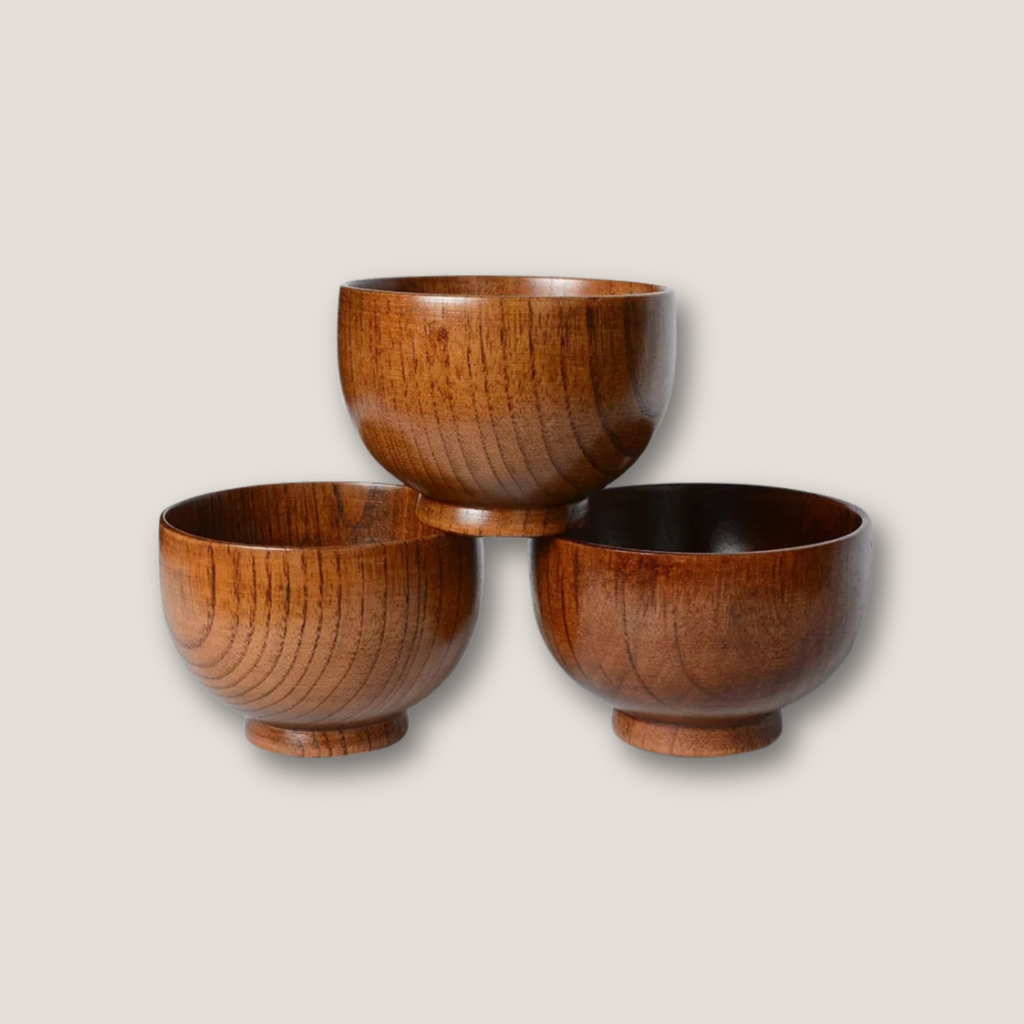 Wooden Rice Bowl