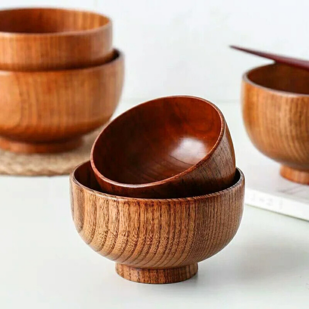 Wooden Rice Bowl