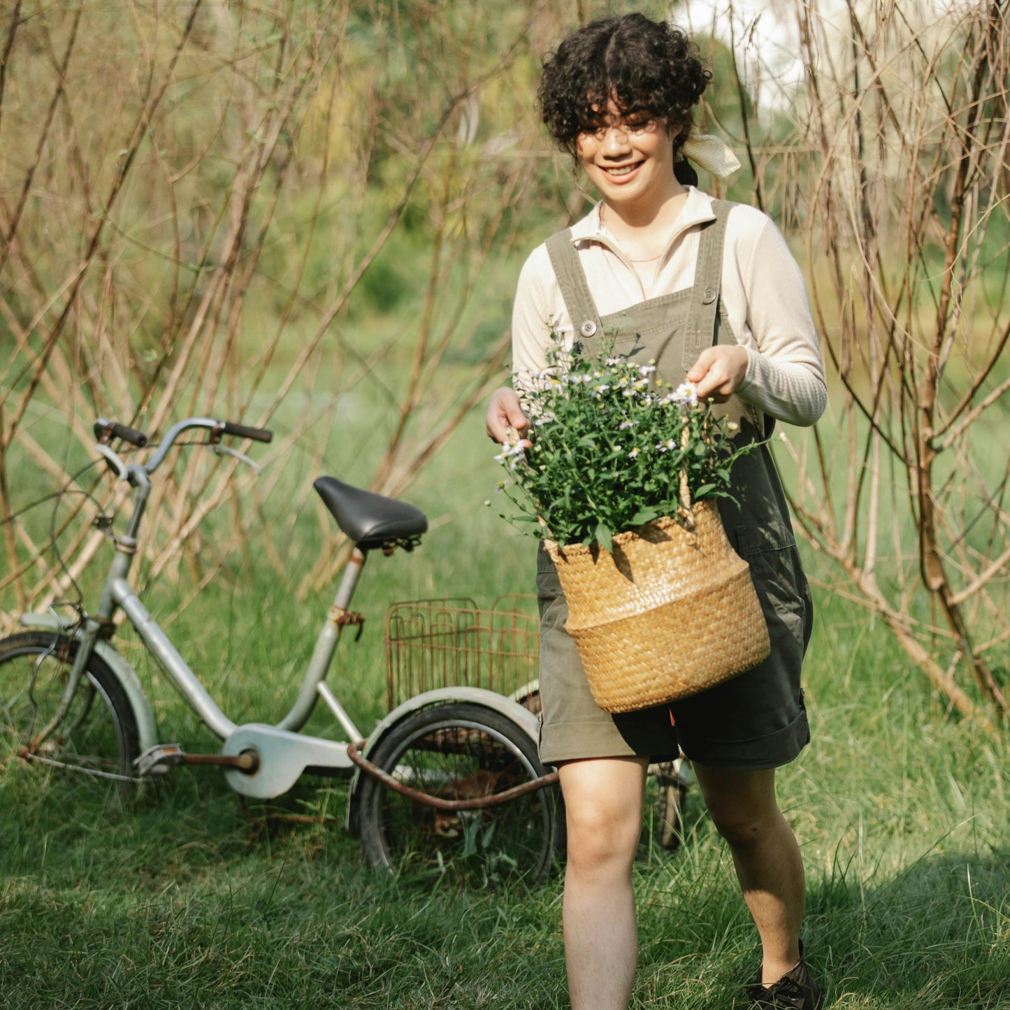 Seagrass Basket with Handles