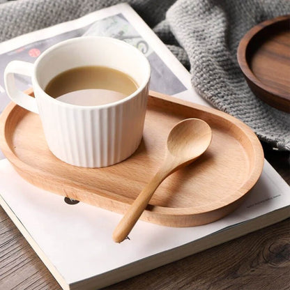 Wooden Oval Tray