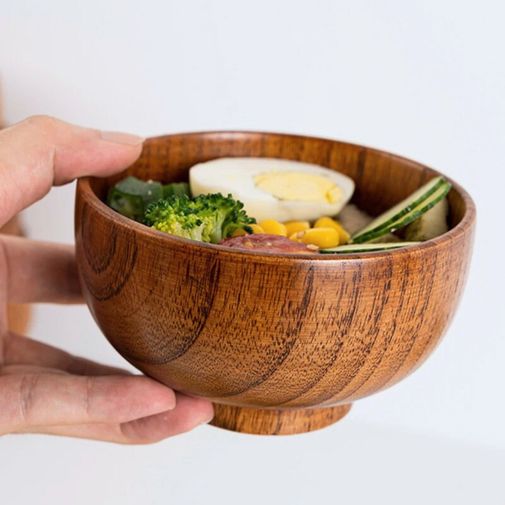 Wooden Rice Bowl