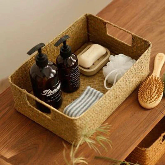 Woven Seagrass Storage Basket