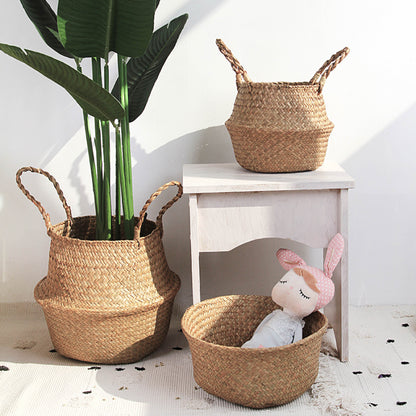 Seagrass Basket with Handles