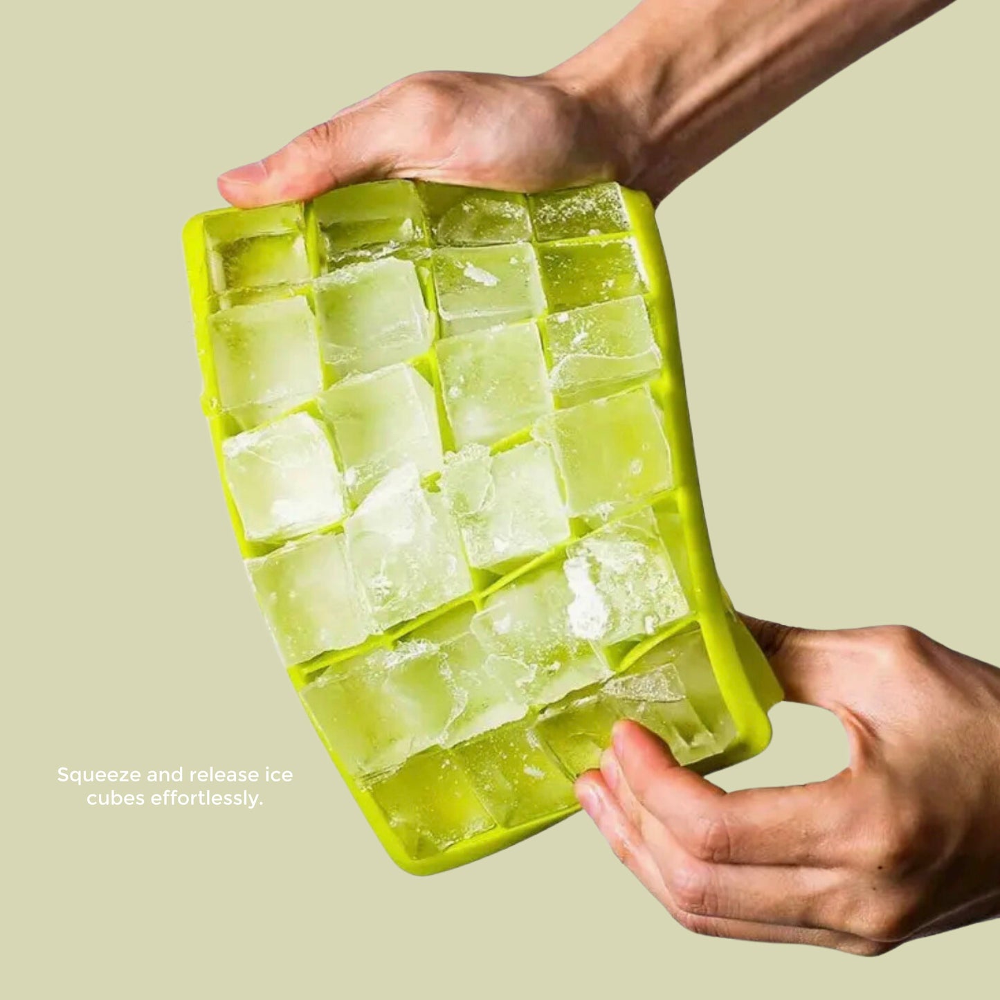 Silicone Ice Cube Tray with Lid