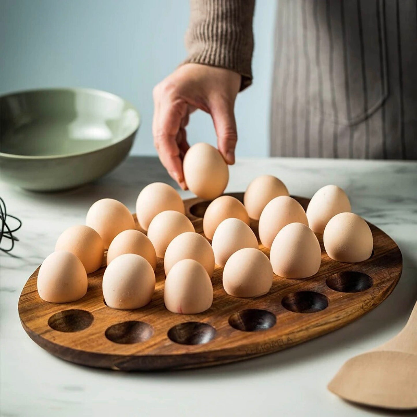 Wooden Egg Tray