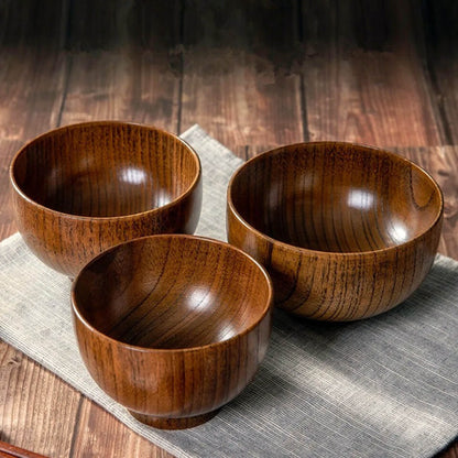 Wooden Rice Bowl