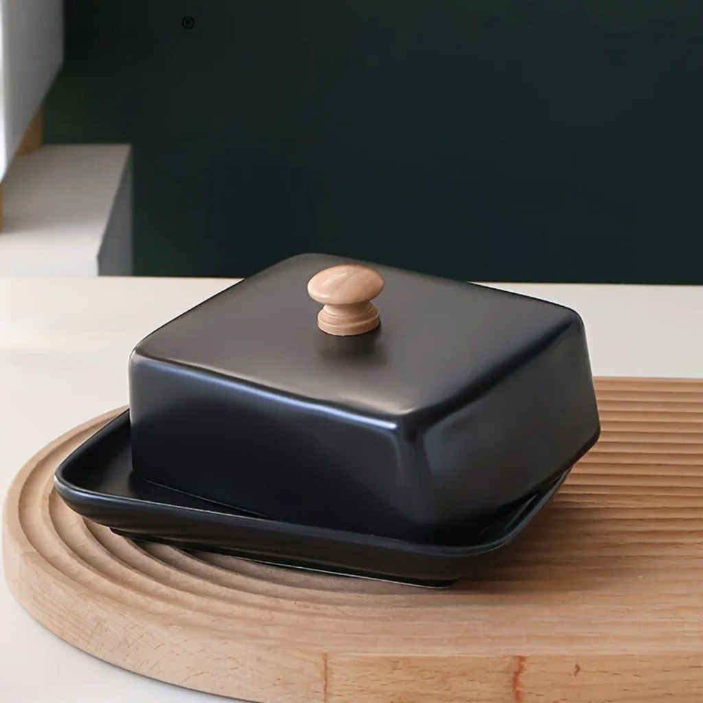 Ceramic Butter Dish with Lid