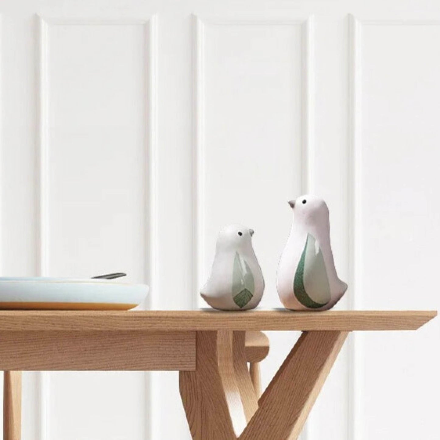 Ceramic Bird Figurines Set