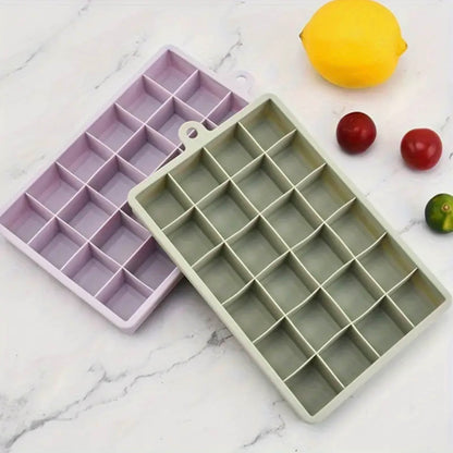 Silicone Ice Cube Tray with Lid