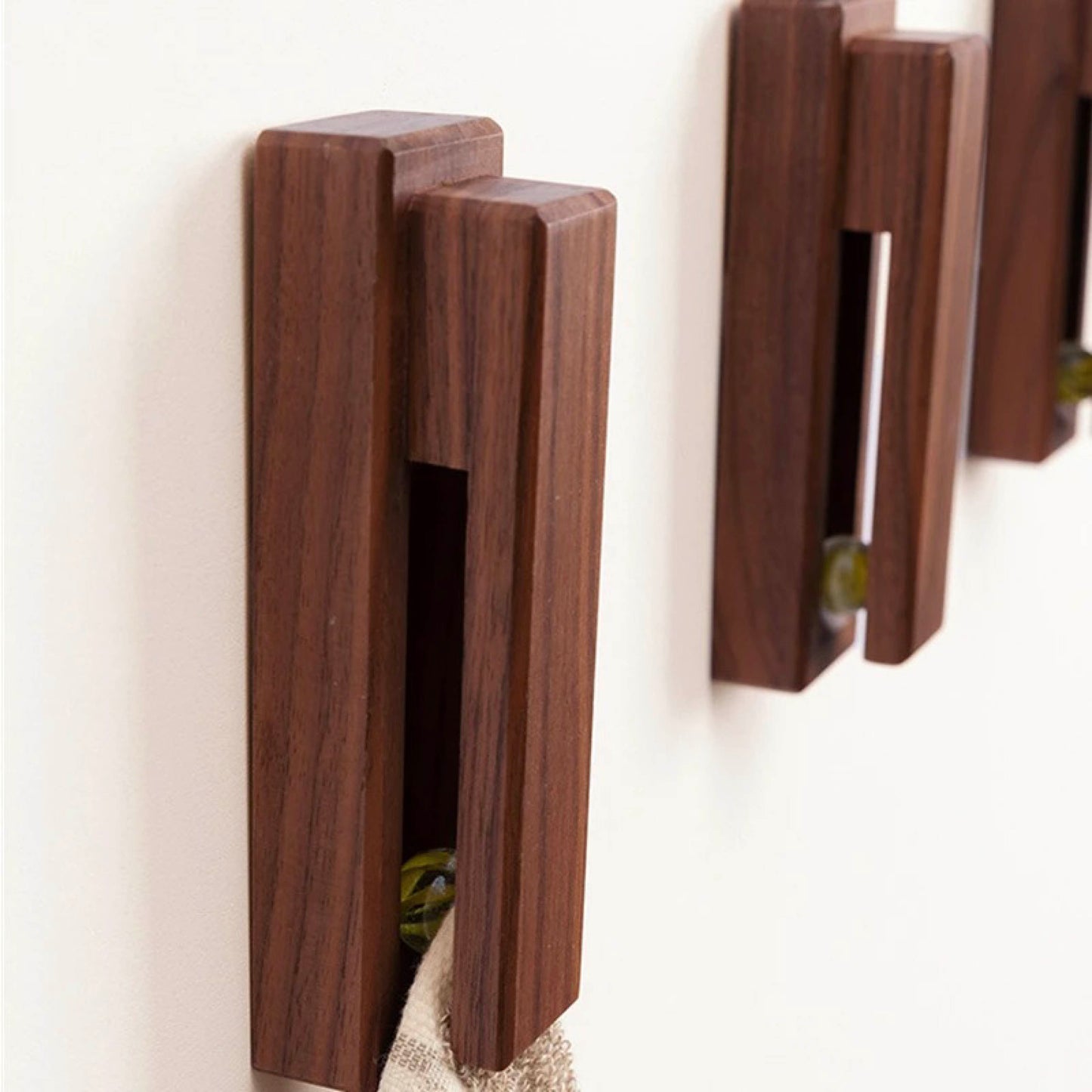 Wooden Peg Towel Hook