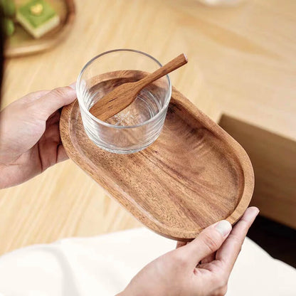 Wooden Oval Tray