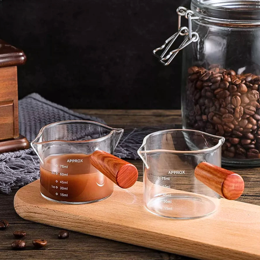 75ml Double Pour Spout Glass Measuring Cup