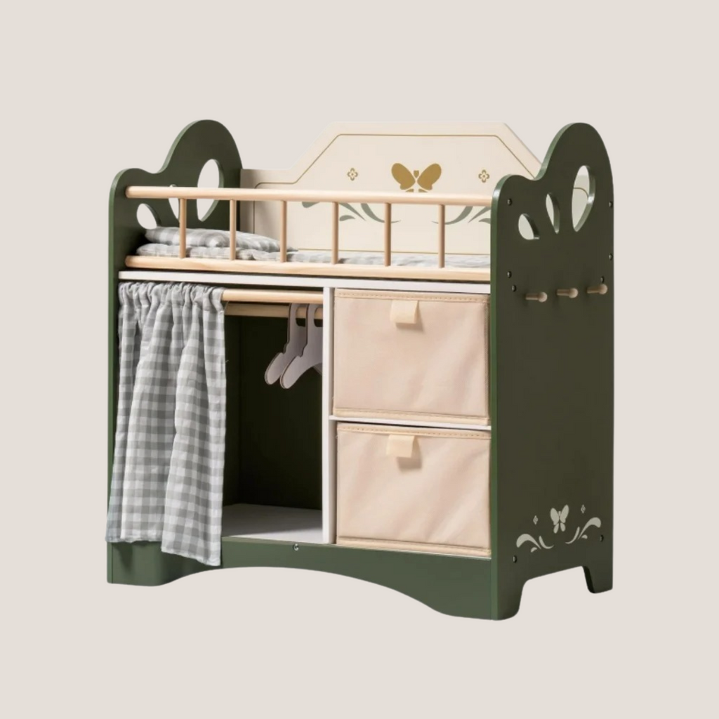 Maison Doll Crib in Olive