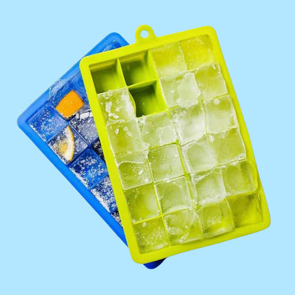 Silicone Ice Cube Tray with Lid