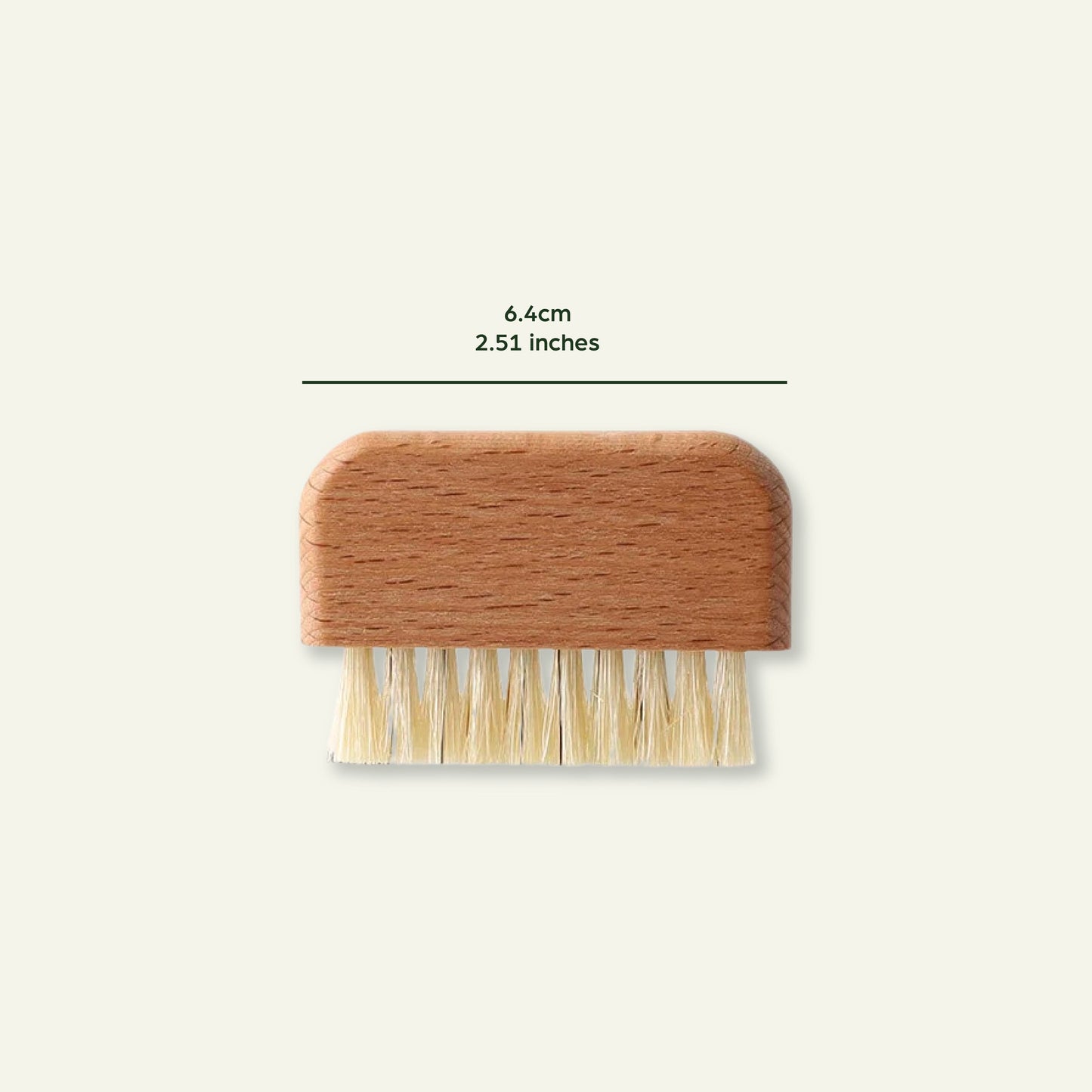 Compact Wooden Nail Brush