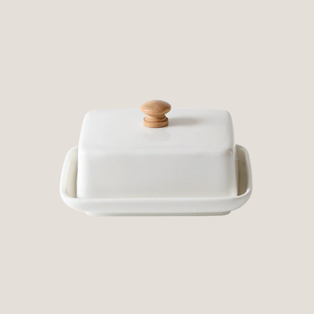 Ceramic Butter Dish with Lid