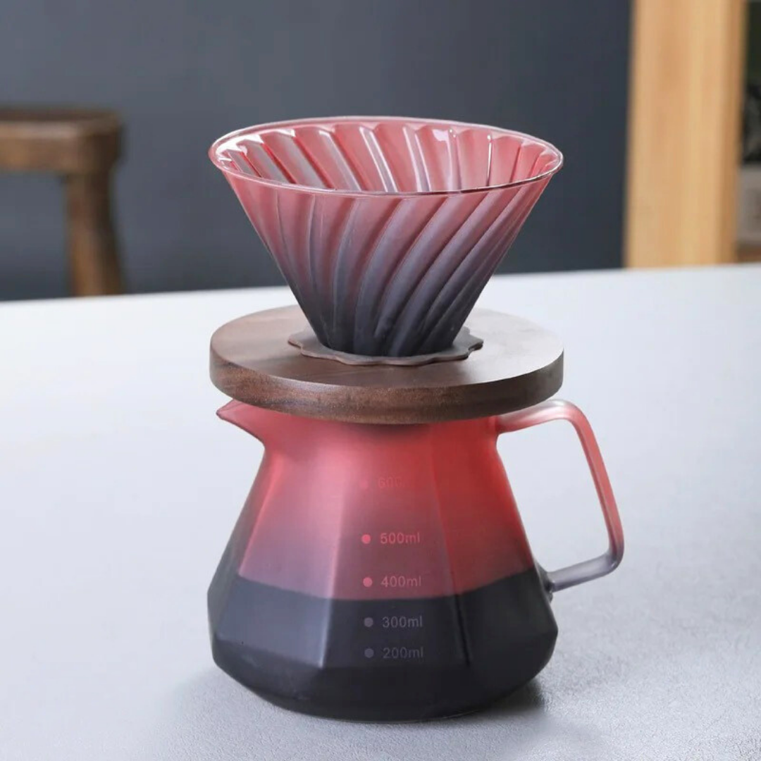 600ml Hand Drip Pour Over Coffee Set
