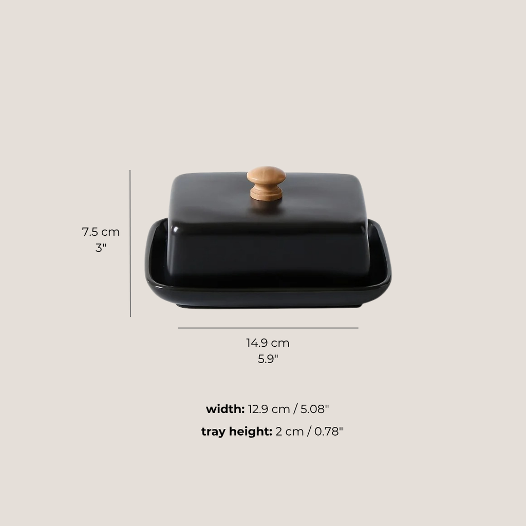 Ceramic Butter Dish with Lid