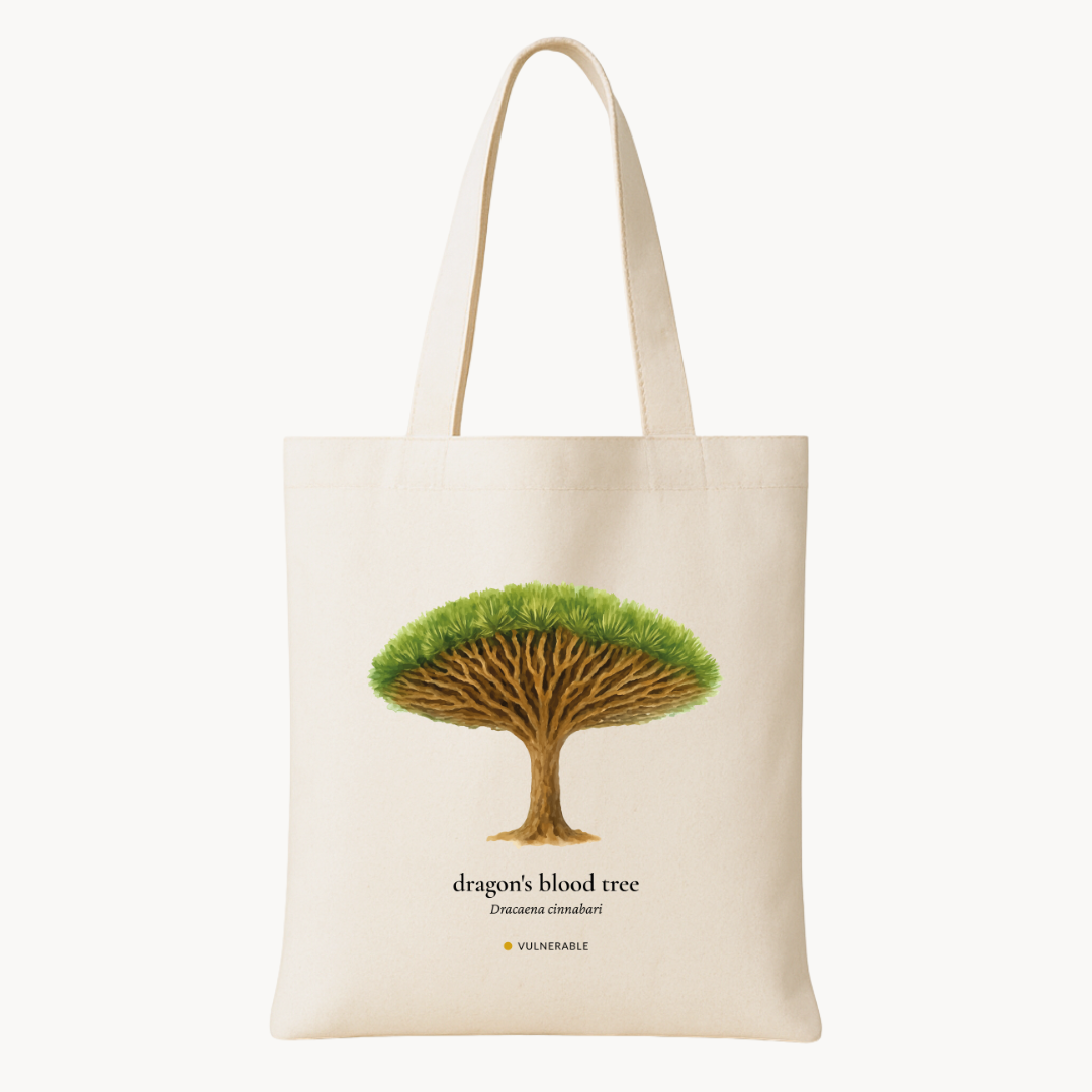 Dragon's Blood Tree Woven Tote Bag