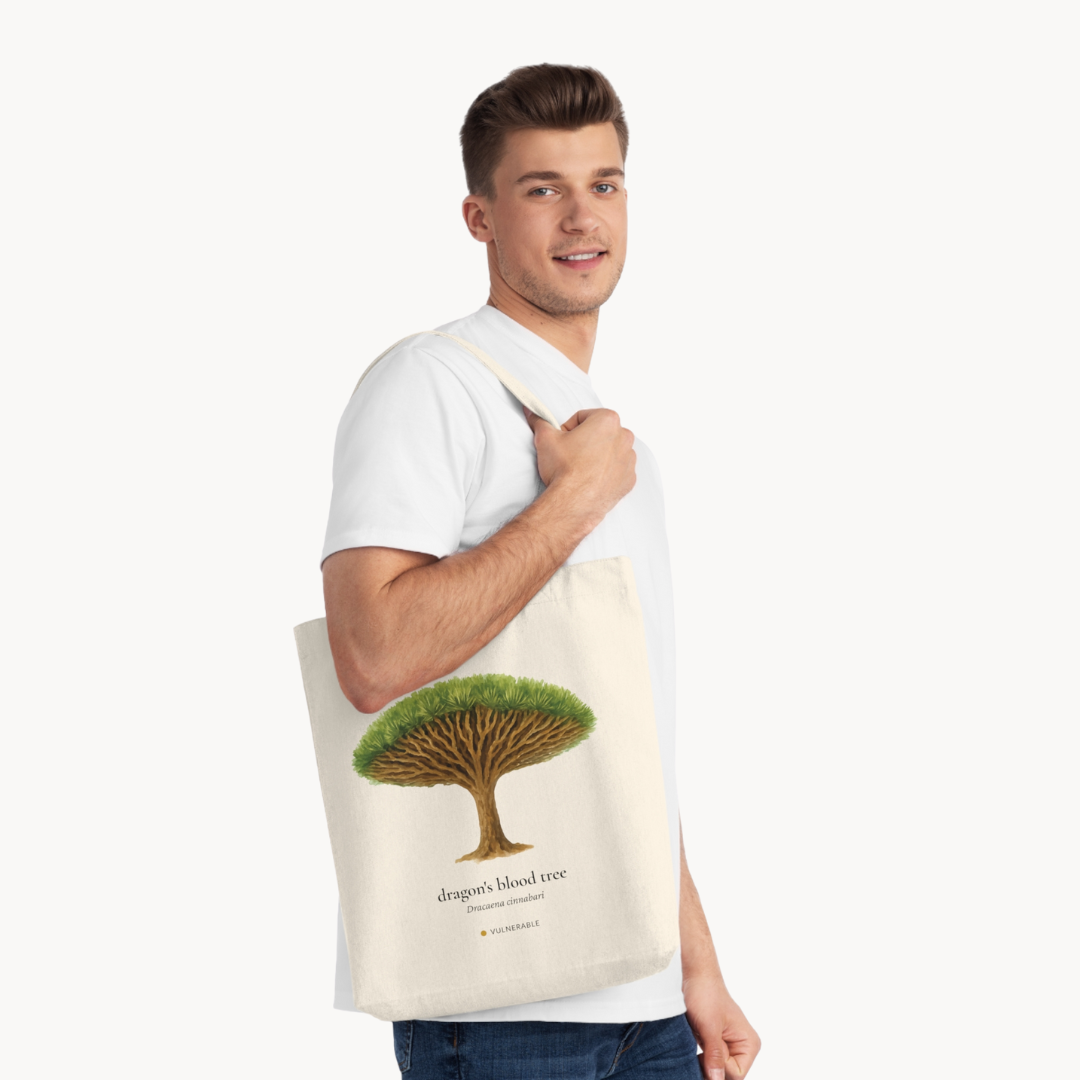 Dragon's Blood Tree Woven Tote Bag