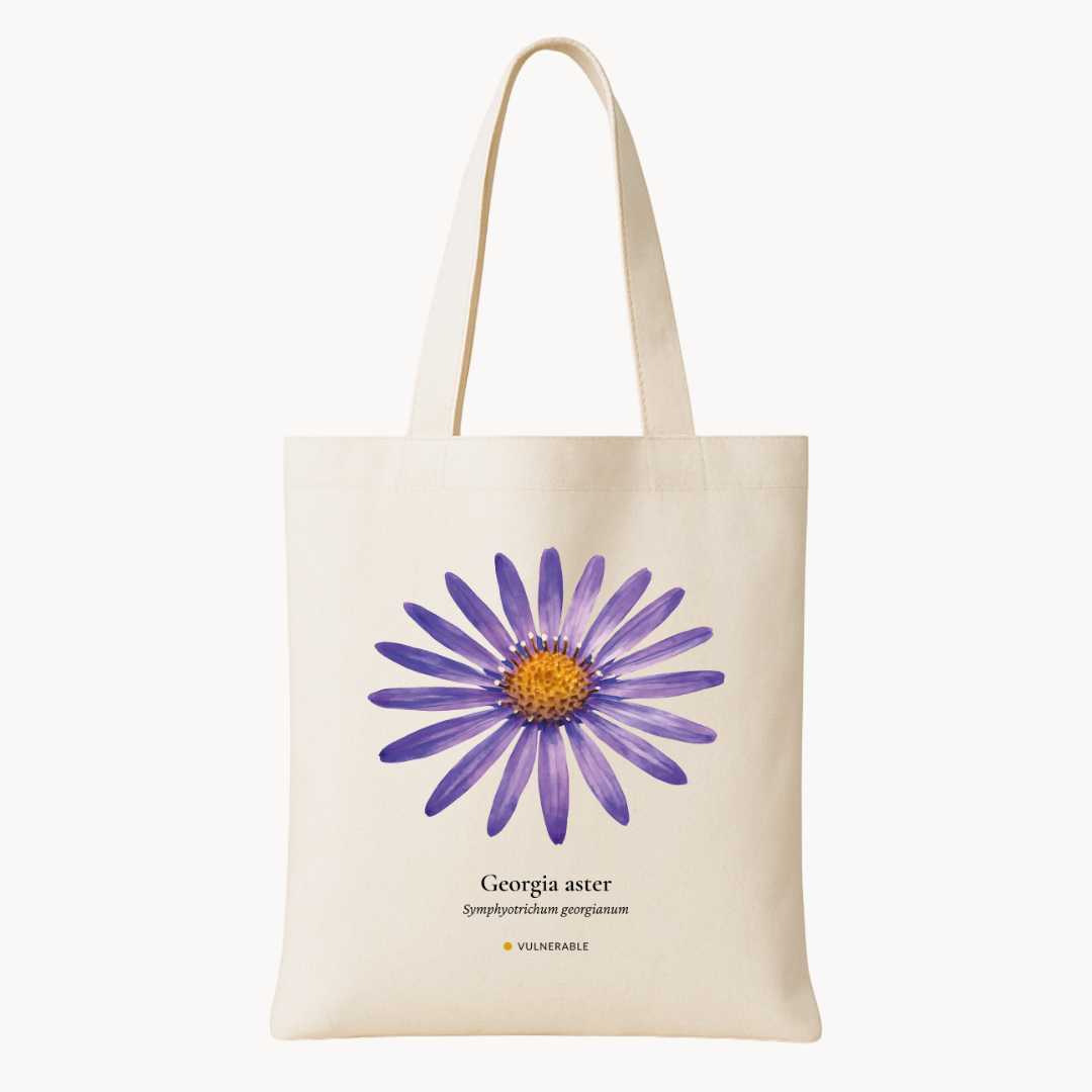 Georgia Aster Woven Tote Bag