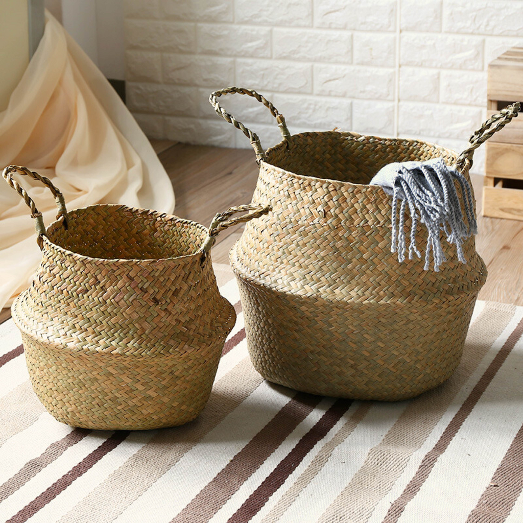 handled-seagrass-basket-storage