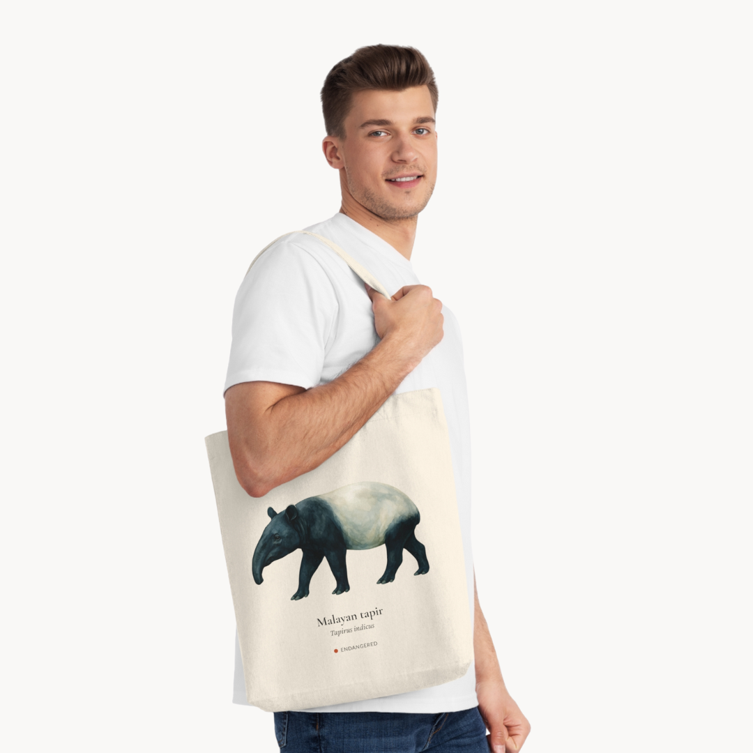 Malayan Tapir Woven Tote Bag