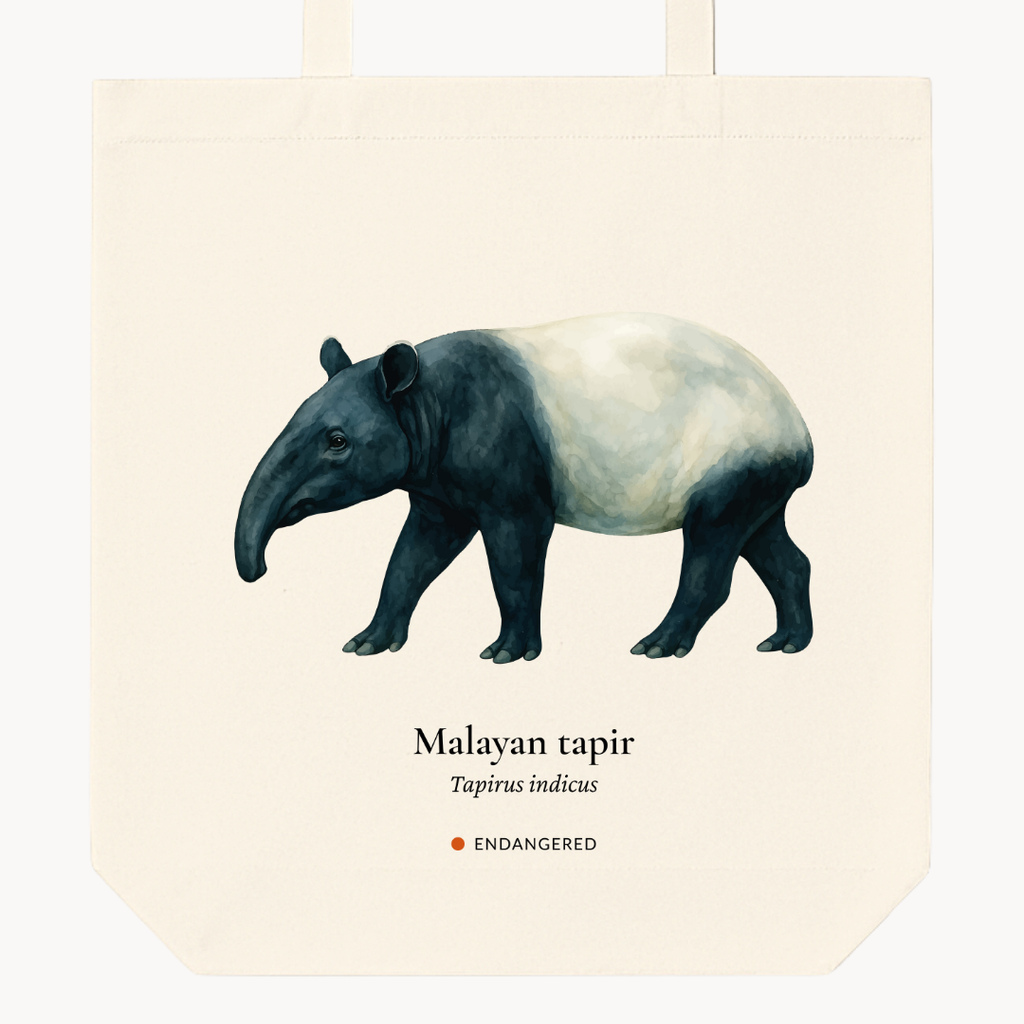 Malayan Tapir Woven Tote Bag