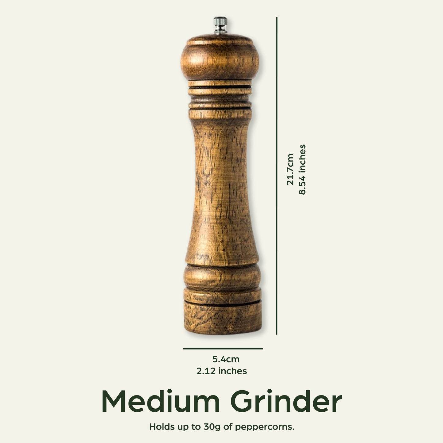 Oakwood Pepper Grinder