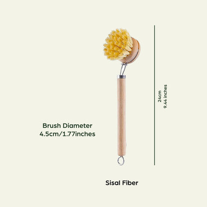 Sisal Brush with Replaceable Head