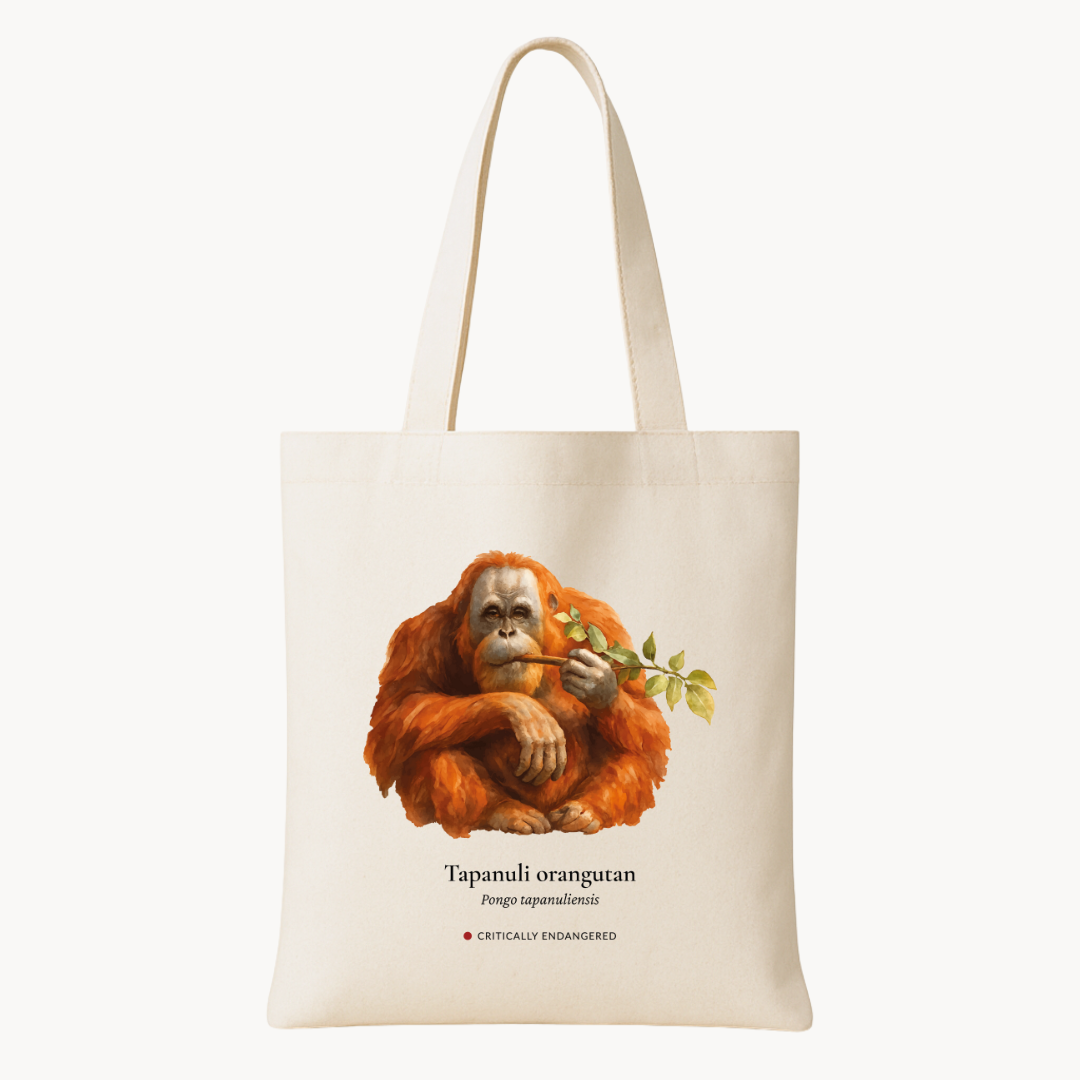 Tapanuli Orangutan Tote Bag