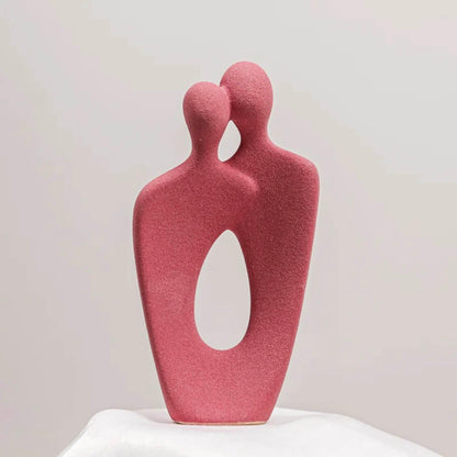 Ceramic Couple Sculpture