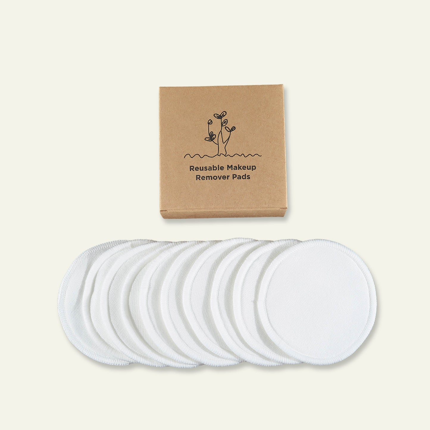 Reusable Bamboo Fiber Makeup Remover Pads