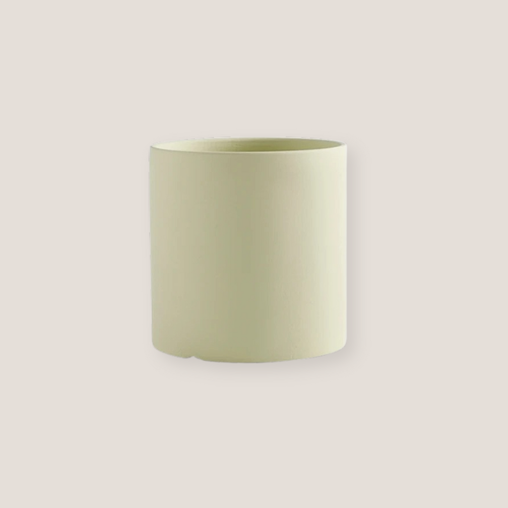 Colorful ceramic planter for indoor plants