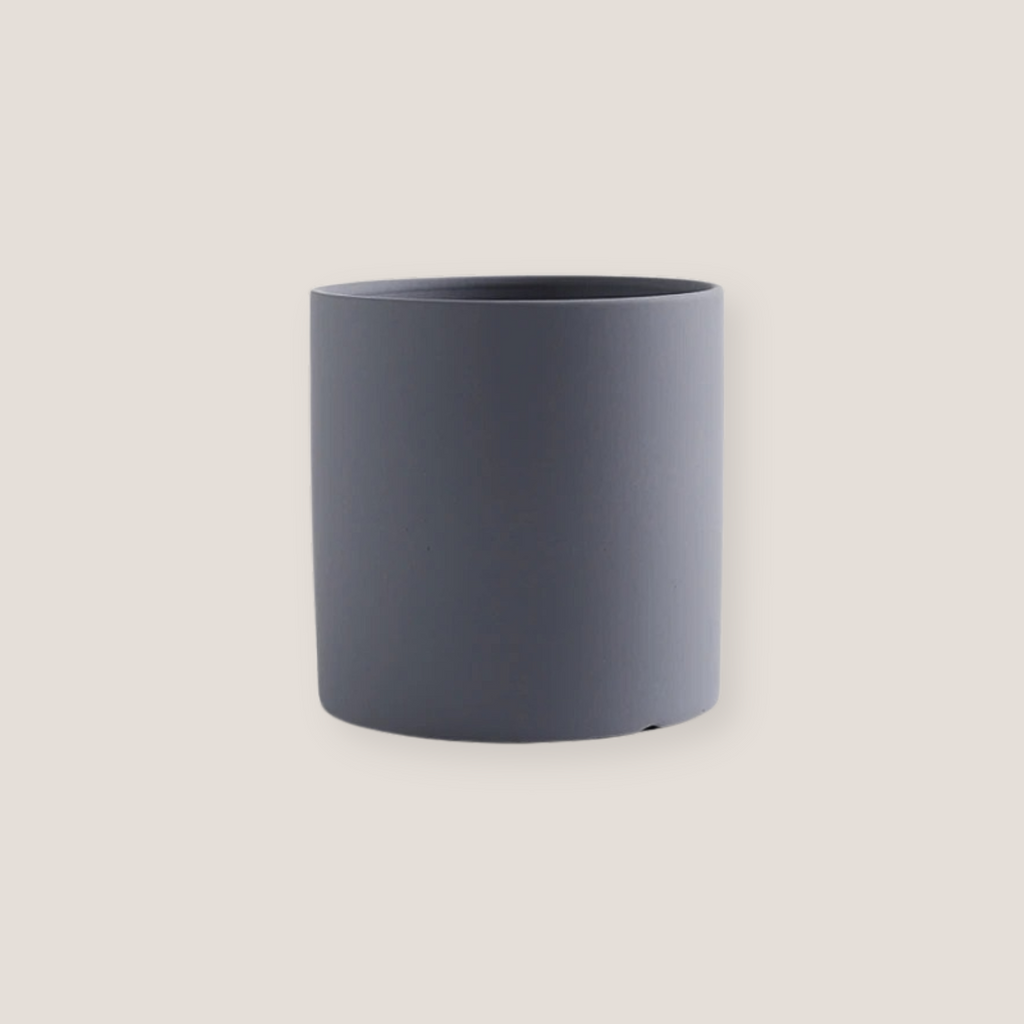 Colorful ceramic planter for indoor plants