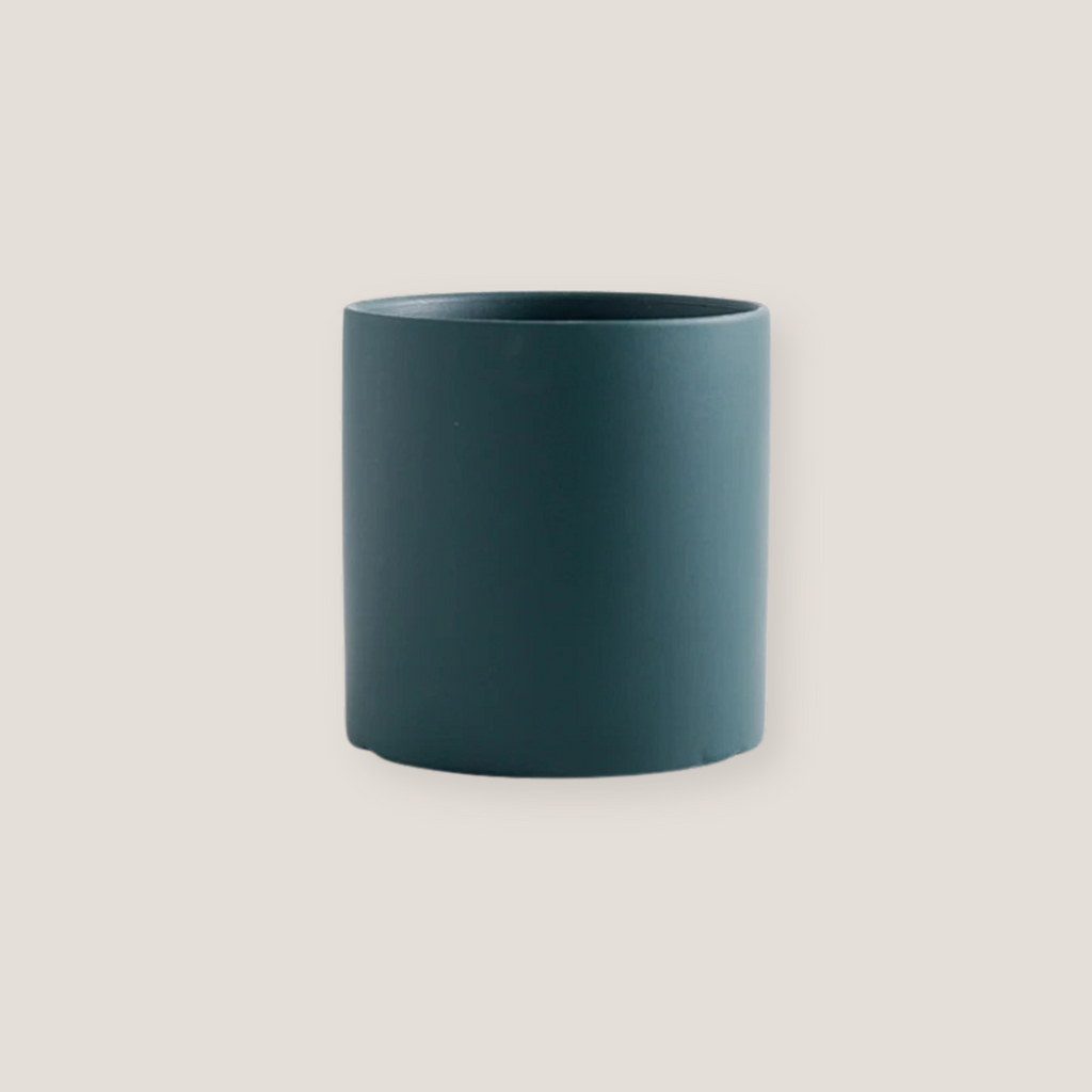 Colorful ceramic planter for indoor plants