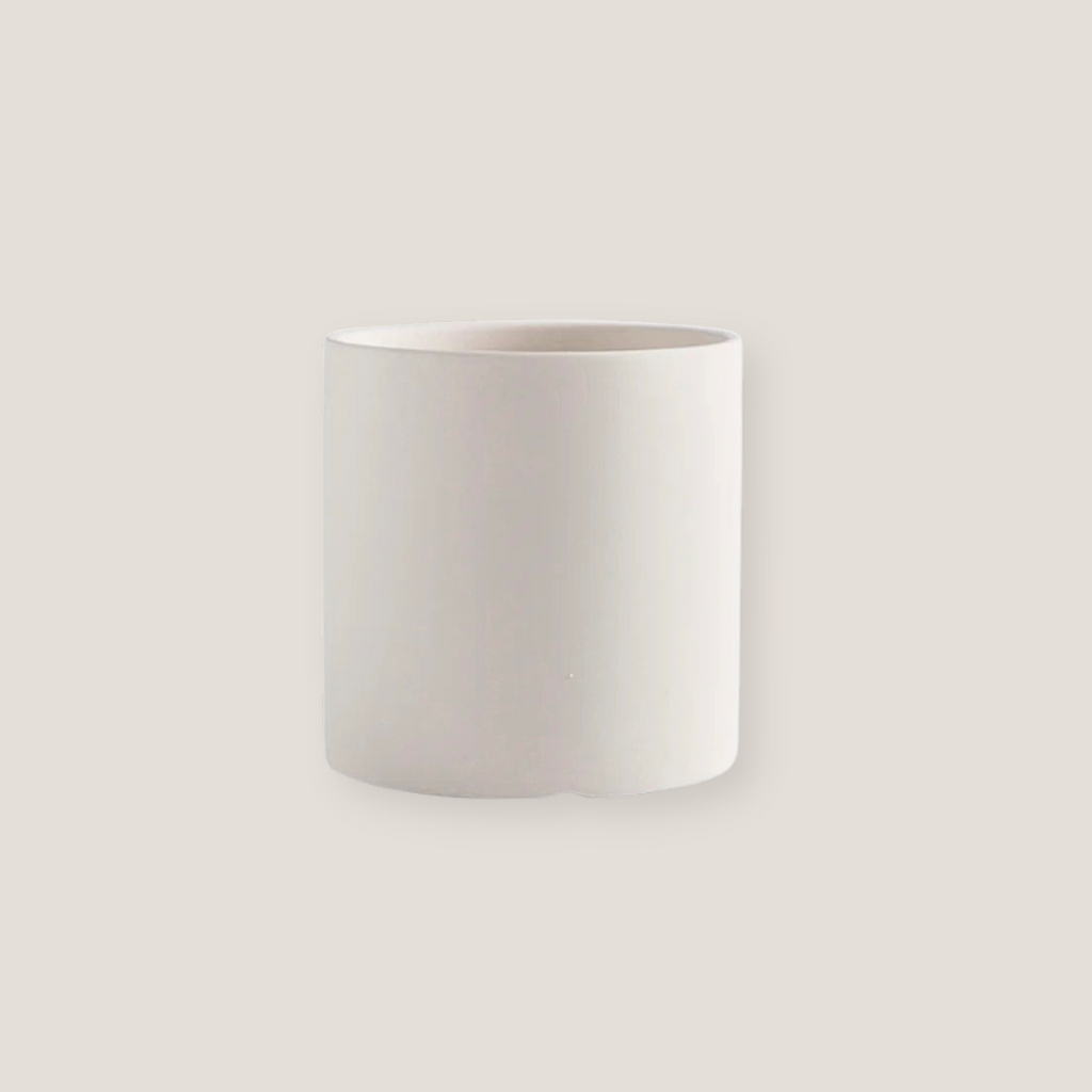 Colorful ceramic planter for indoor plants